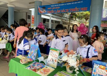 Thư viện Quận 5 tổ chức ngày Hội sách Thiếu Nhi tại Trường tiểu học Hàm Tử