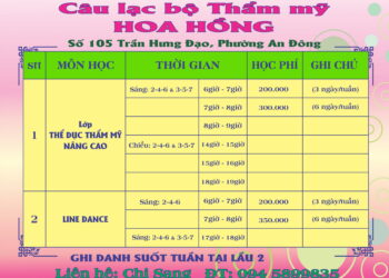 Lớp Thể dục Thẫm mỹ Nâng cao – Line Dance